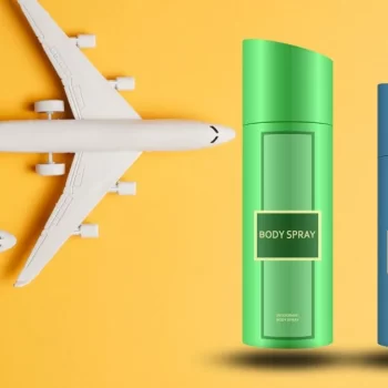 Can you take body spray on a plane?